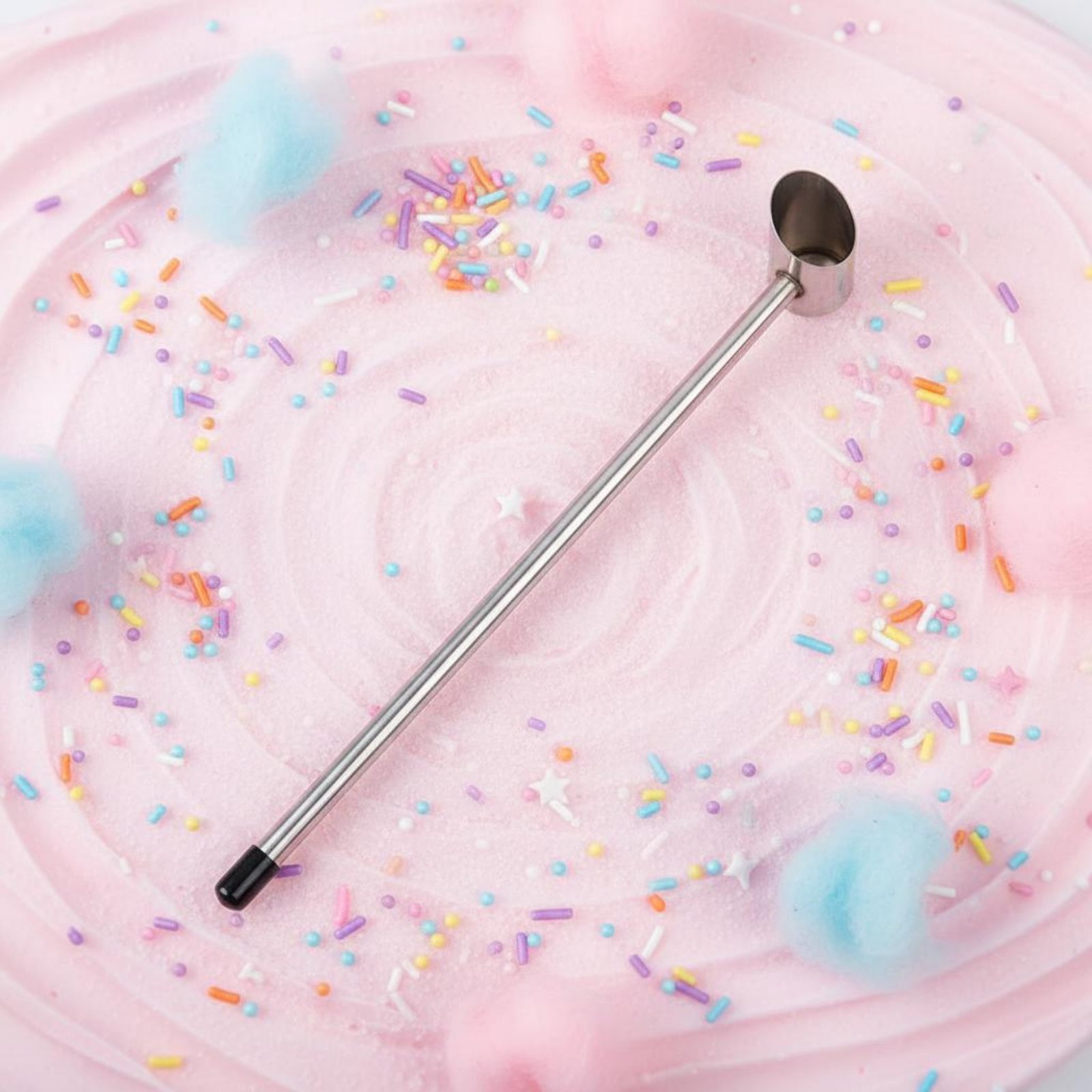 Candy Floss Machine - Candy Floss Sweetener Spoon Long-Lasting Candy