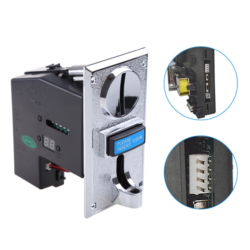 Arcade Game Vending Machine - Multi Coin Acceptor Selector Slot for