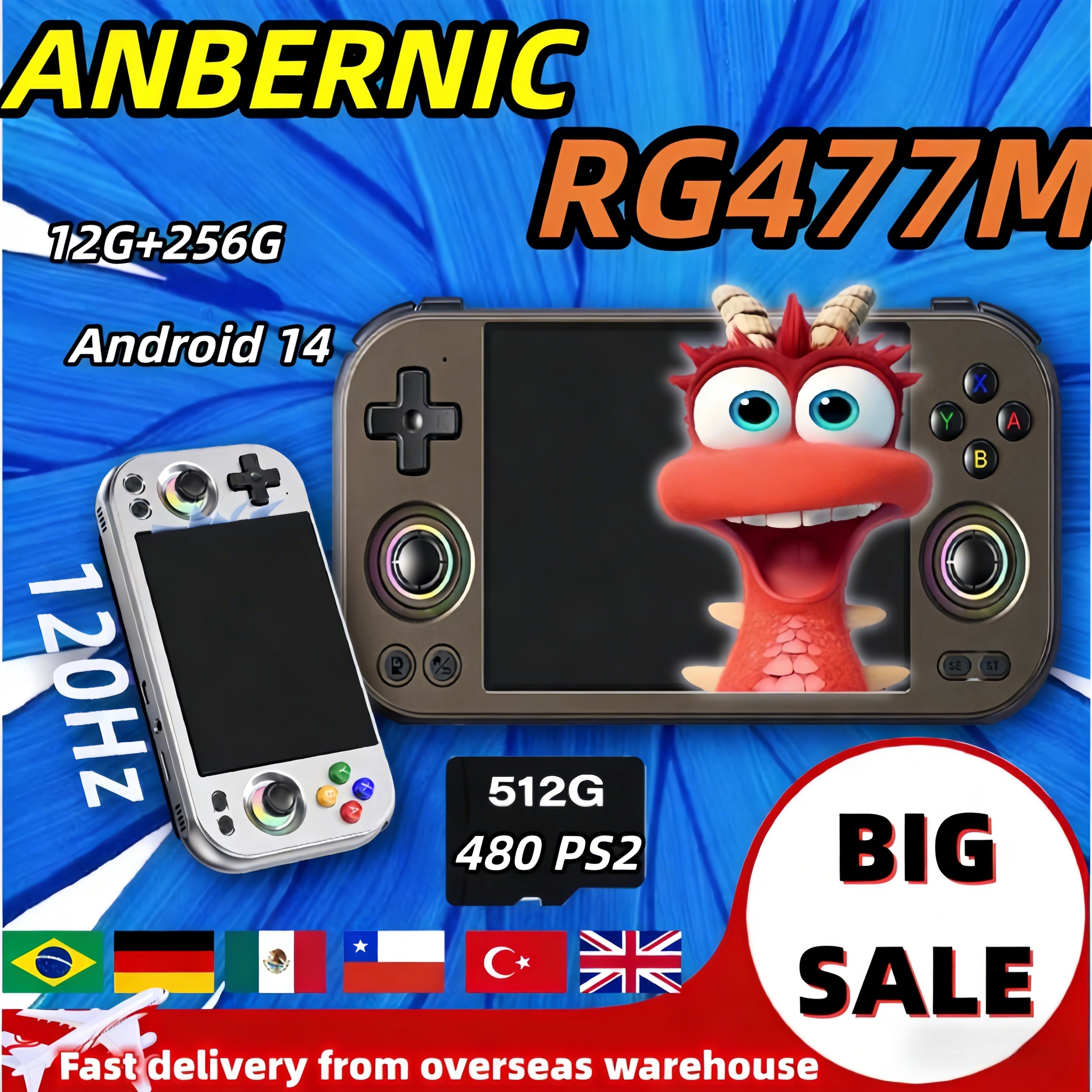 Arcade Vibes - ANBERNIC RG 477M Retro Video Game