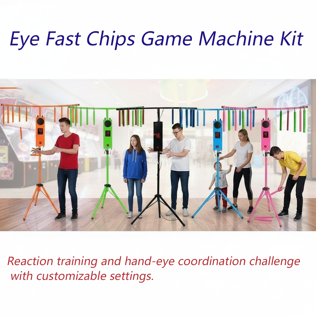 Whack A Mole Arcade - Fast Reaction Game Machine Kit with