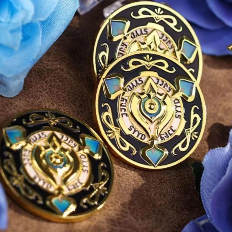 Token Coin Mechanism - Hot Honkai:Star Rail 3D Metal Embossed