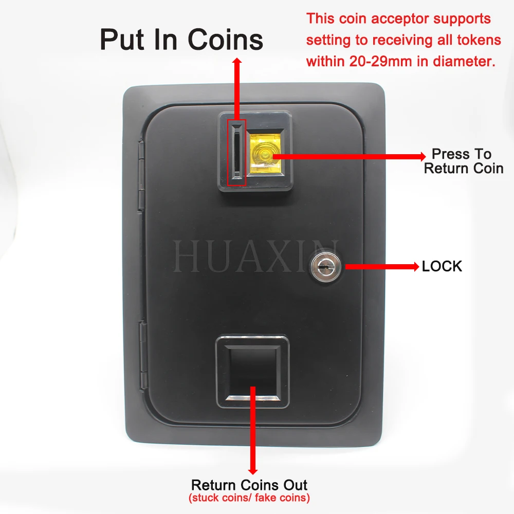Iron Arcade Coin Door With 12V - Token Coin Mechanism incelemesi ve fiyatı