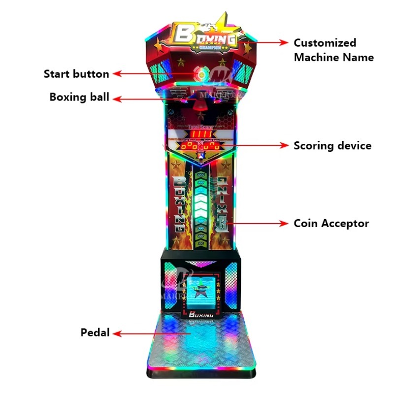 FL Wholesale Coin Operated Gam - Boxing Machine Arcade incelemesi ve fiyatı