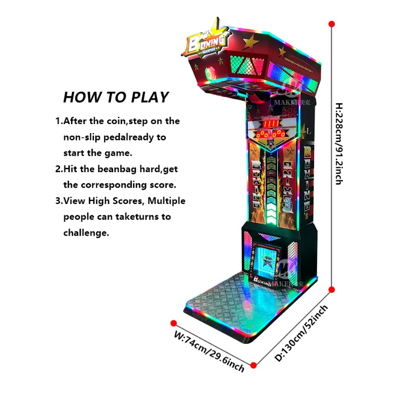 FL Wholesale Coin Operated Gam - Boxing Machine Arcade incelemesi ve fiyatı