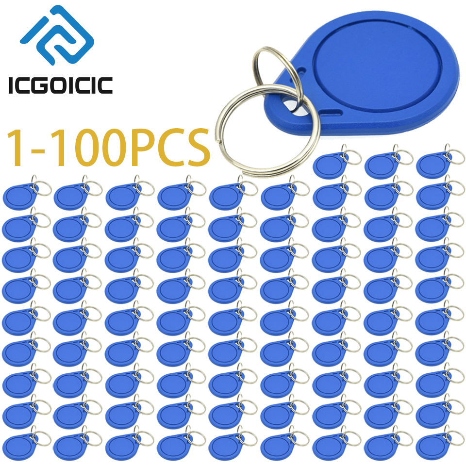 1-100pcs 13.56MHz RFID IC Key  - Arduino Vending Machine Project incelemesi ve fiyatı
