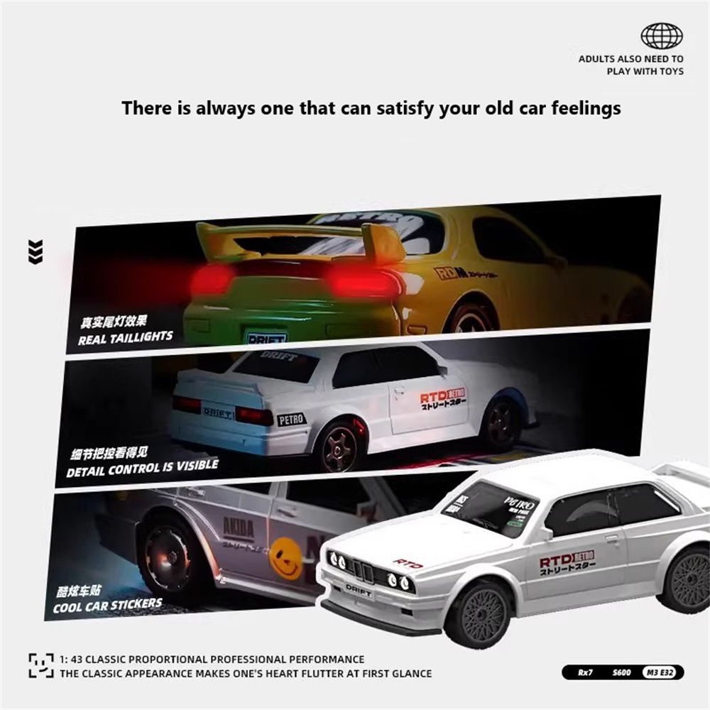K1/K2/K3 RTR 1/43 2.4G 4WD Min - Racing Arcade Cabinet incelemesi ve fiyatı