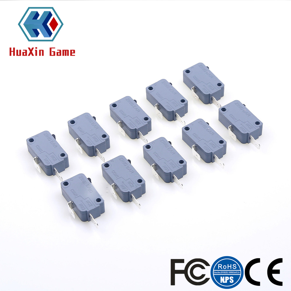 10PCS 3Pin 16A 125/250V AC Mic - Gun Shooting Arcade incelemesi ve fiyatı