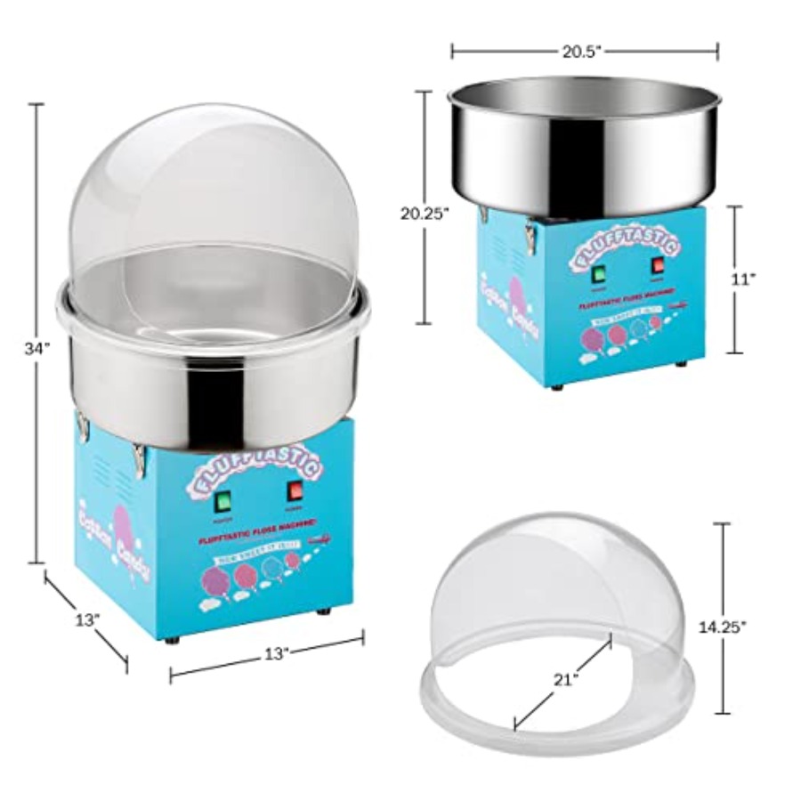 Cotton Candy Machine 1000W Flo - Candy Floss Machine incelemesi ve fiyatı