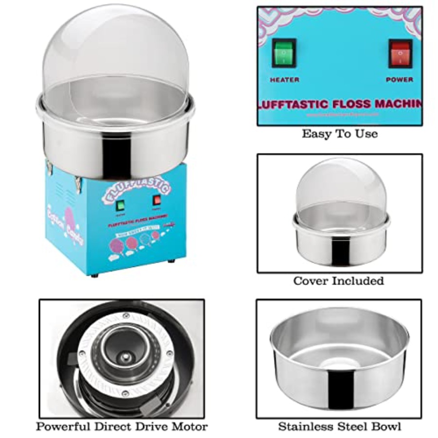 Cotton Candy Machine 1000W Flo - Candy Floss Machine incelemesi ve fiyatı