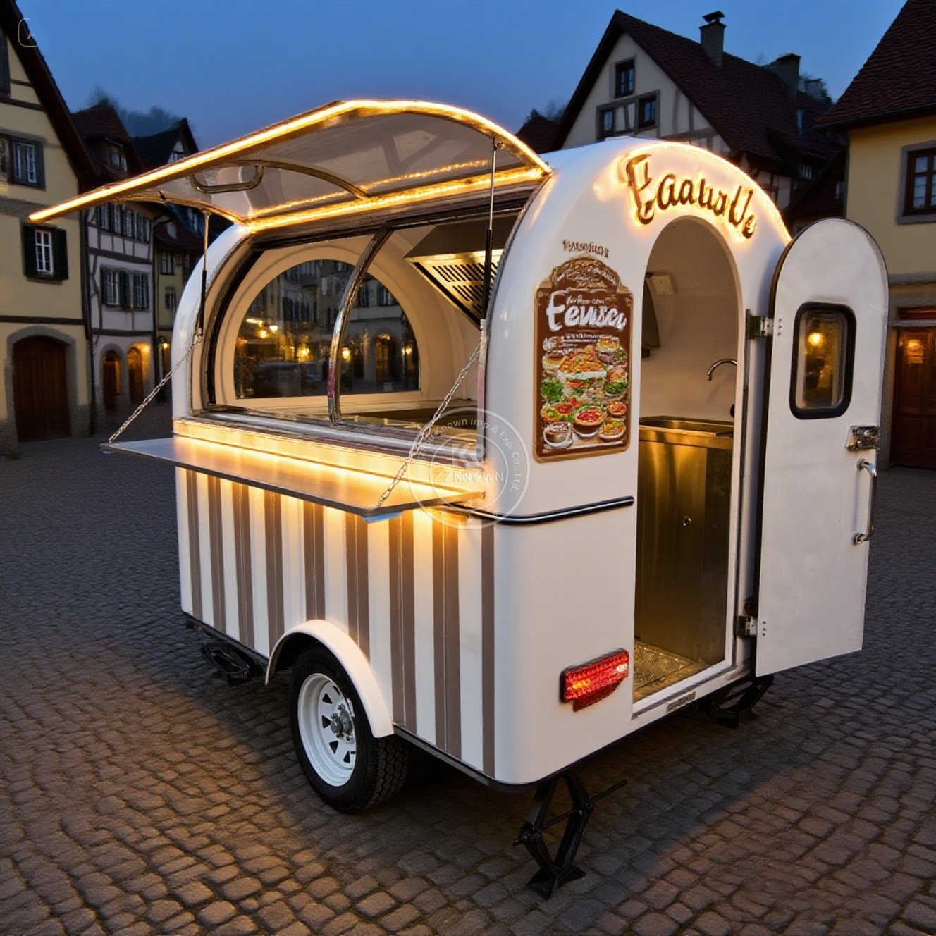 food truck trailer mobile kitc - Hot Dog Vending Cart incelemesi ve fiyatı