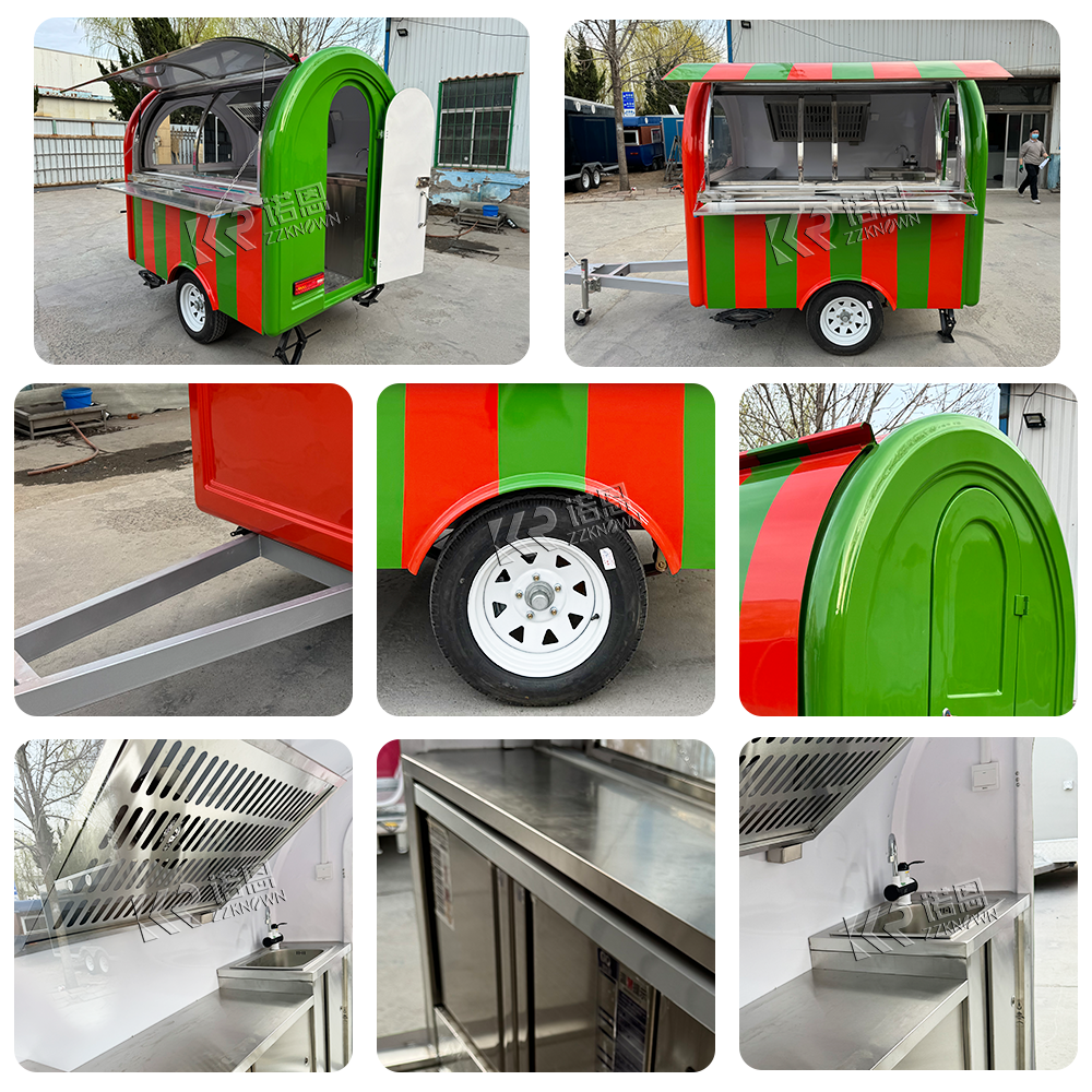 food truck trailer mobile kitc - Hot Dog Vending Cart incelemesi ve fiyatı