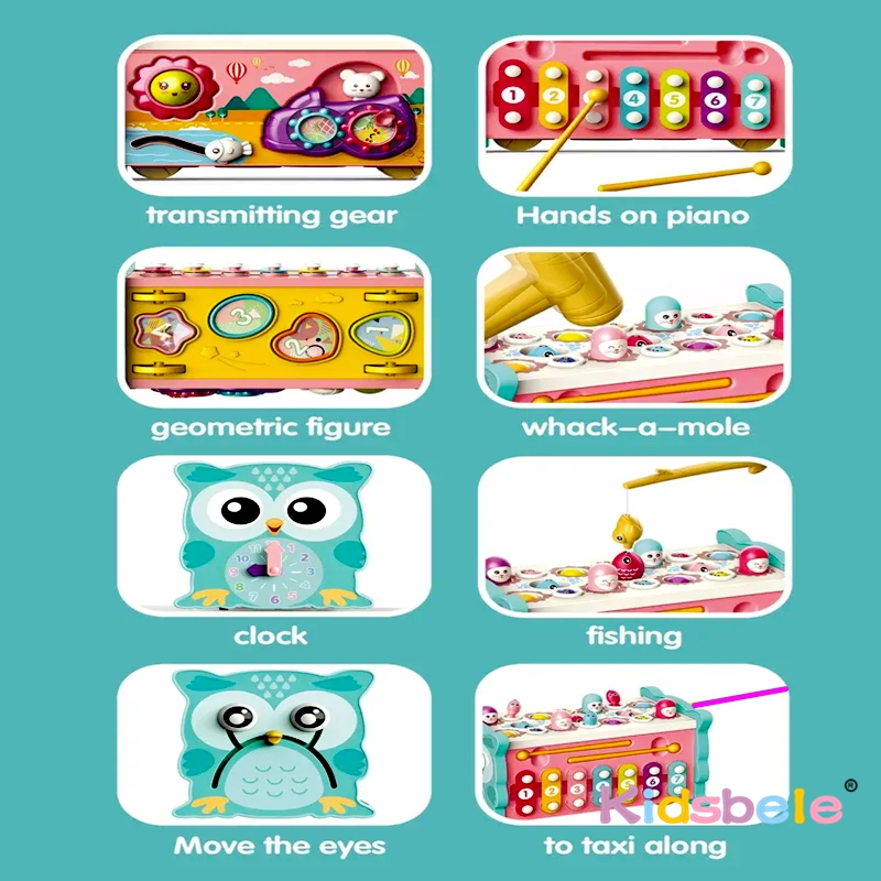 Kids Montessori 8 in 1 Fishing - Whack A Mole Arcade incelemesi ve fiyatı
