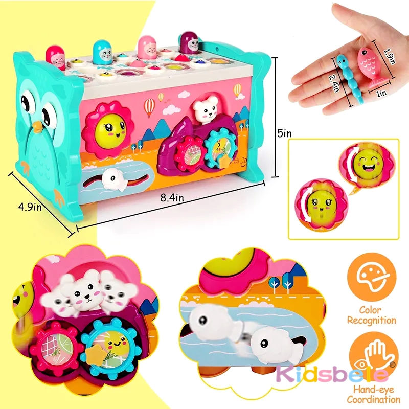 Kids Montessori 8 in 1 Fishing - Whack A Mole Arcade incelemesi ve fiyatı