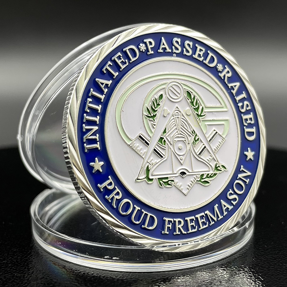 Masonic Freemason Badge Silver - Token Coin Mechanism incelemesi ve fiyatı