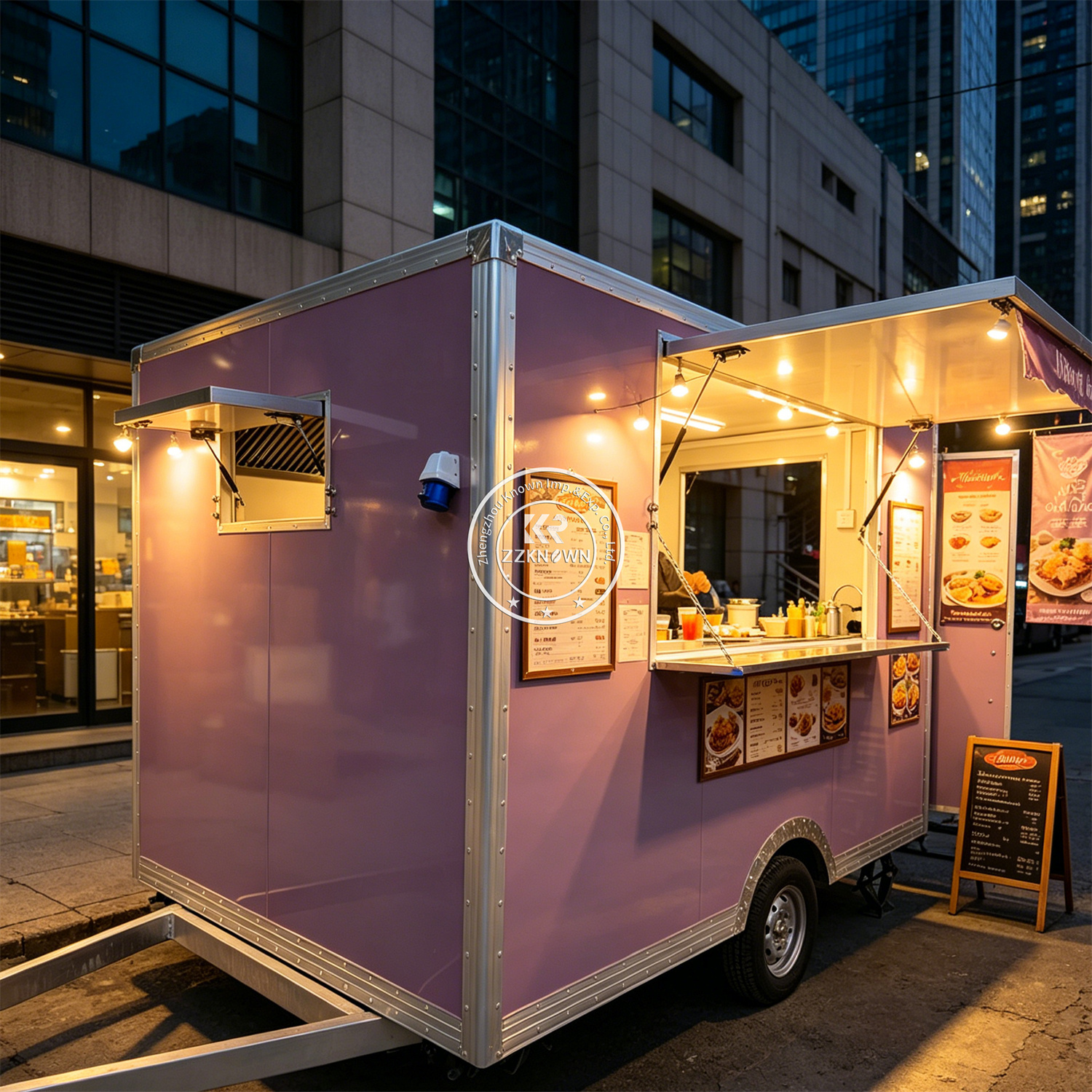 Mobile Fast Food Trailer Cart  - Hot Dog Vending Cart incelemesi ve fiyatı