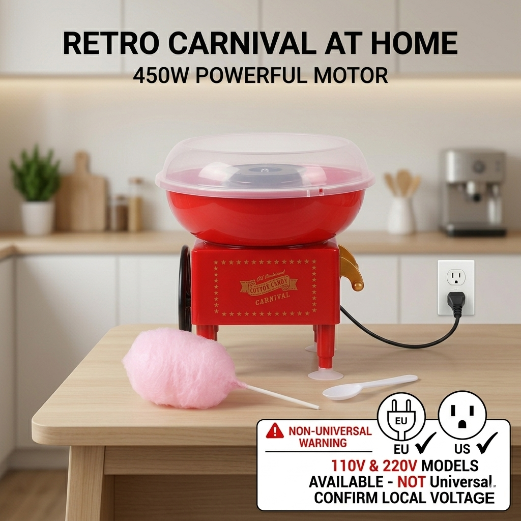 450W Mini Cotton Candy Maker f - Candy Floss Machine incelemesi ve fiyatı