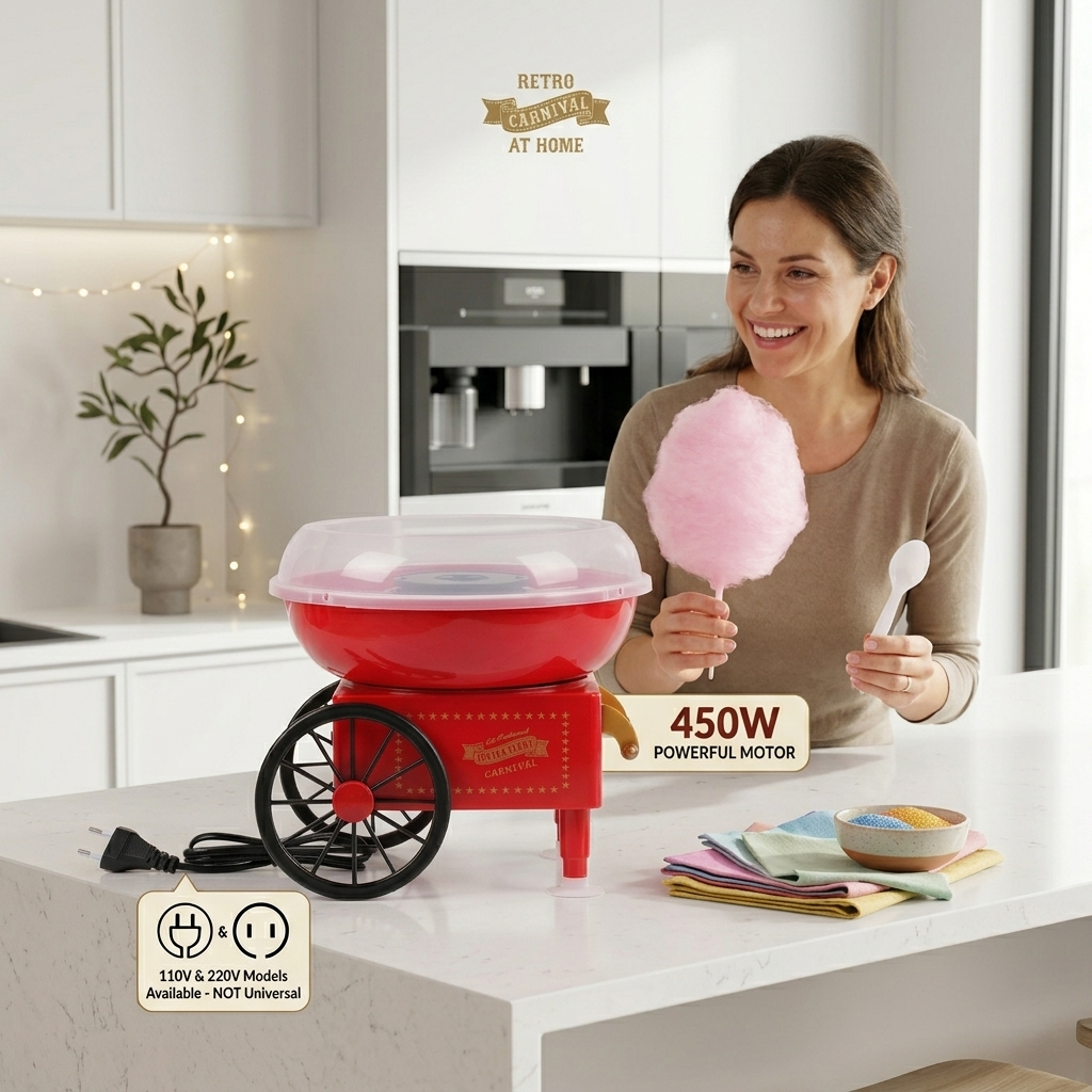 450W Mini Cotton Candy Maker f - Candy Floss Machine incelemesi ve fiyatı