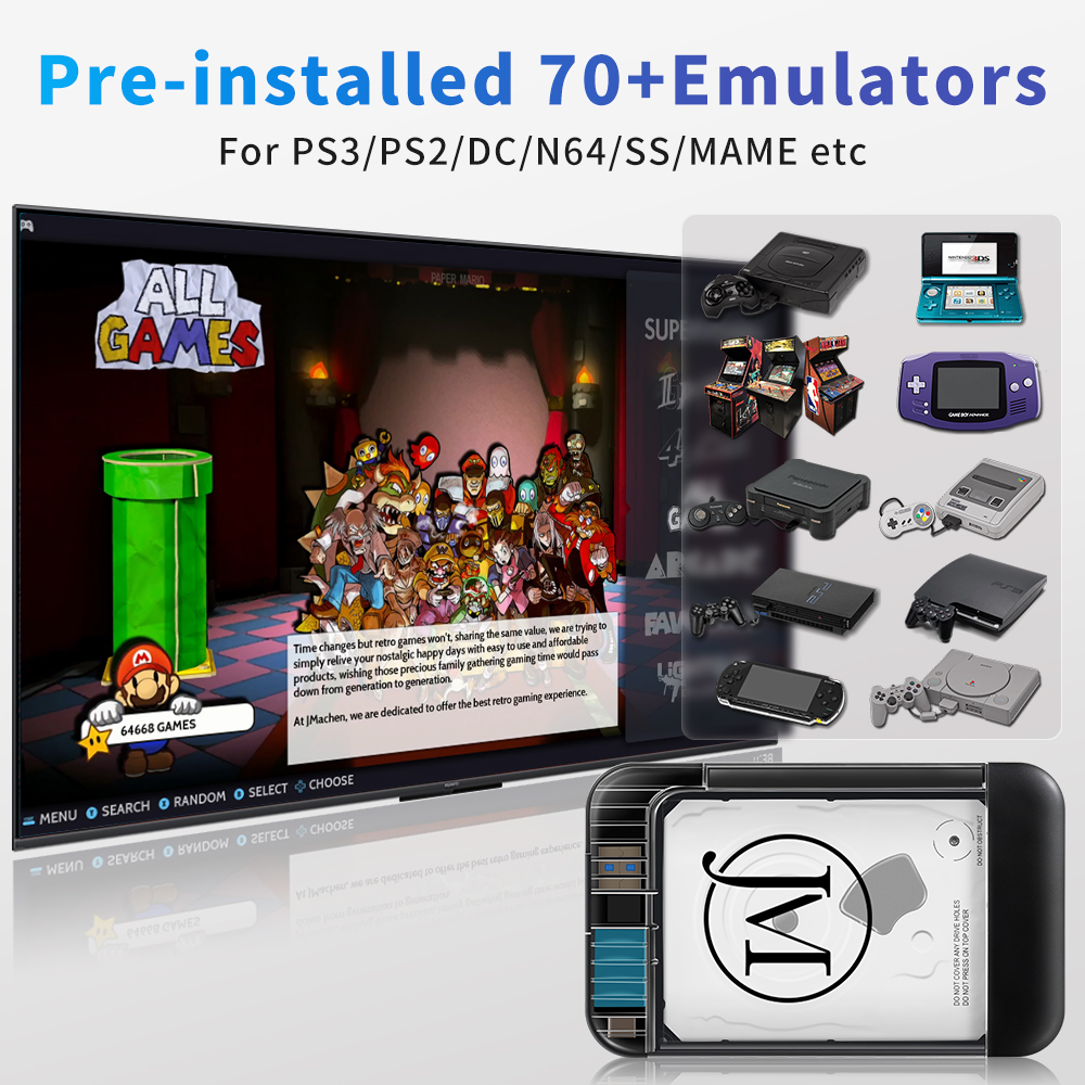 RETROBAT Portable 500G Gaming  - Arcade X incelemesi ve fiyatı