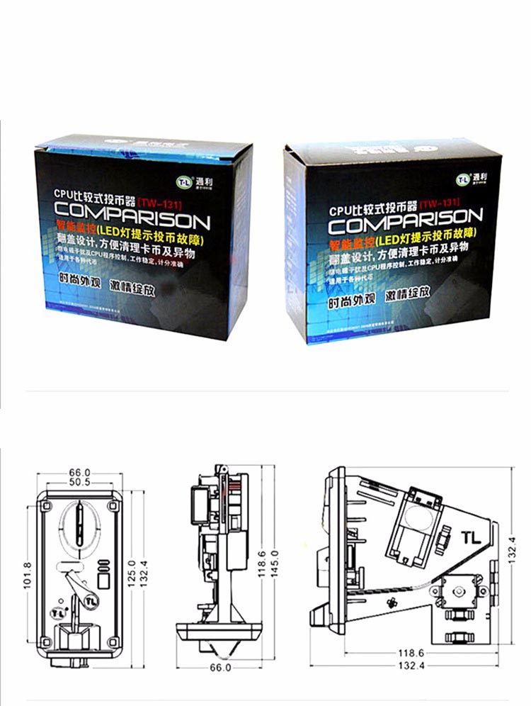 TW-131 CPU Multi Coin Selector - Arcade Game Vending Machine incelemesi ve fiyatı