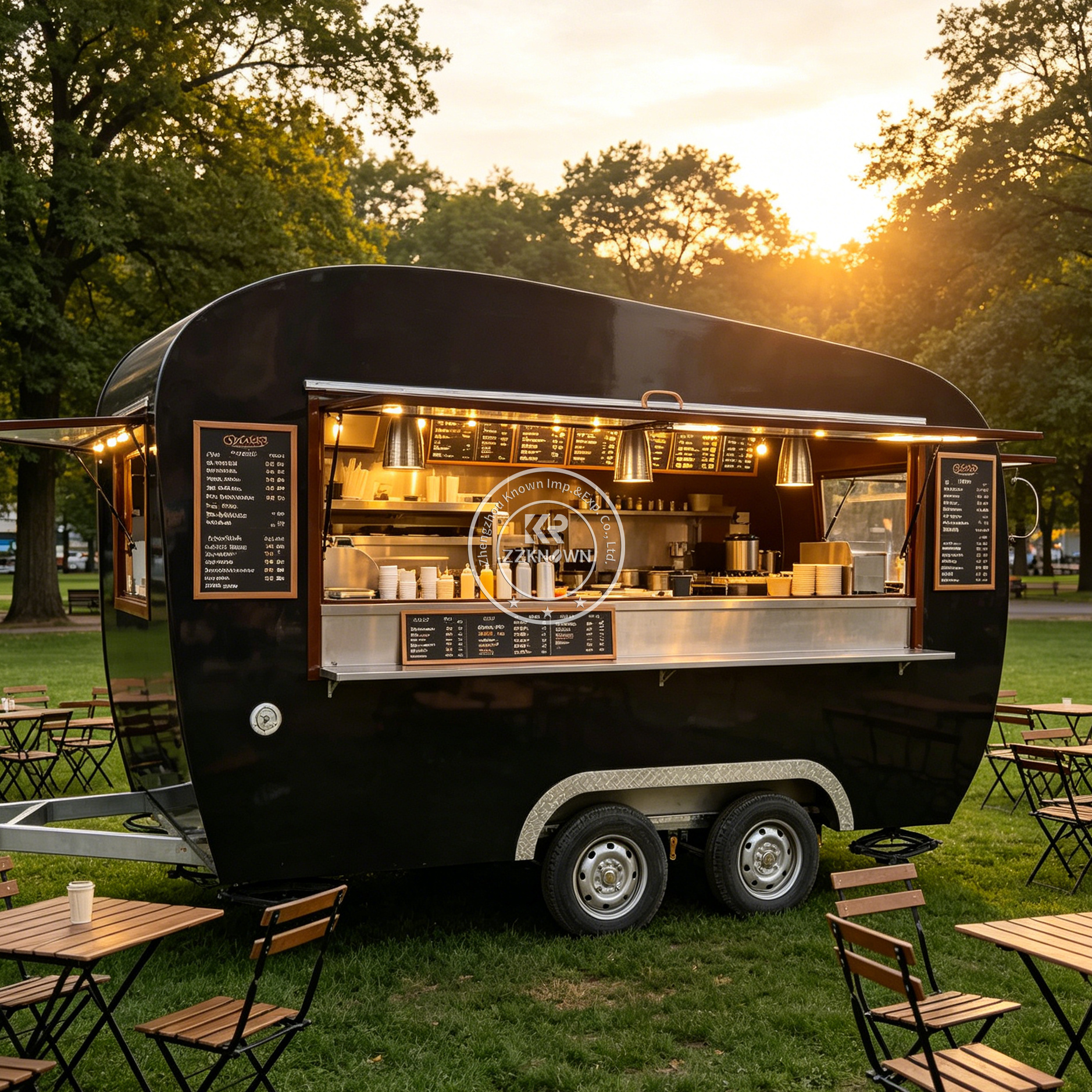 Custom Mobile Concession Food  - Hot Dog Vending Cart incelemesi ve fiyatı