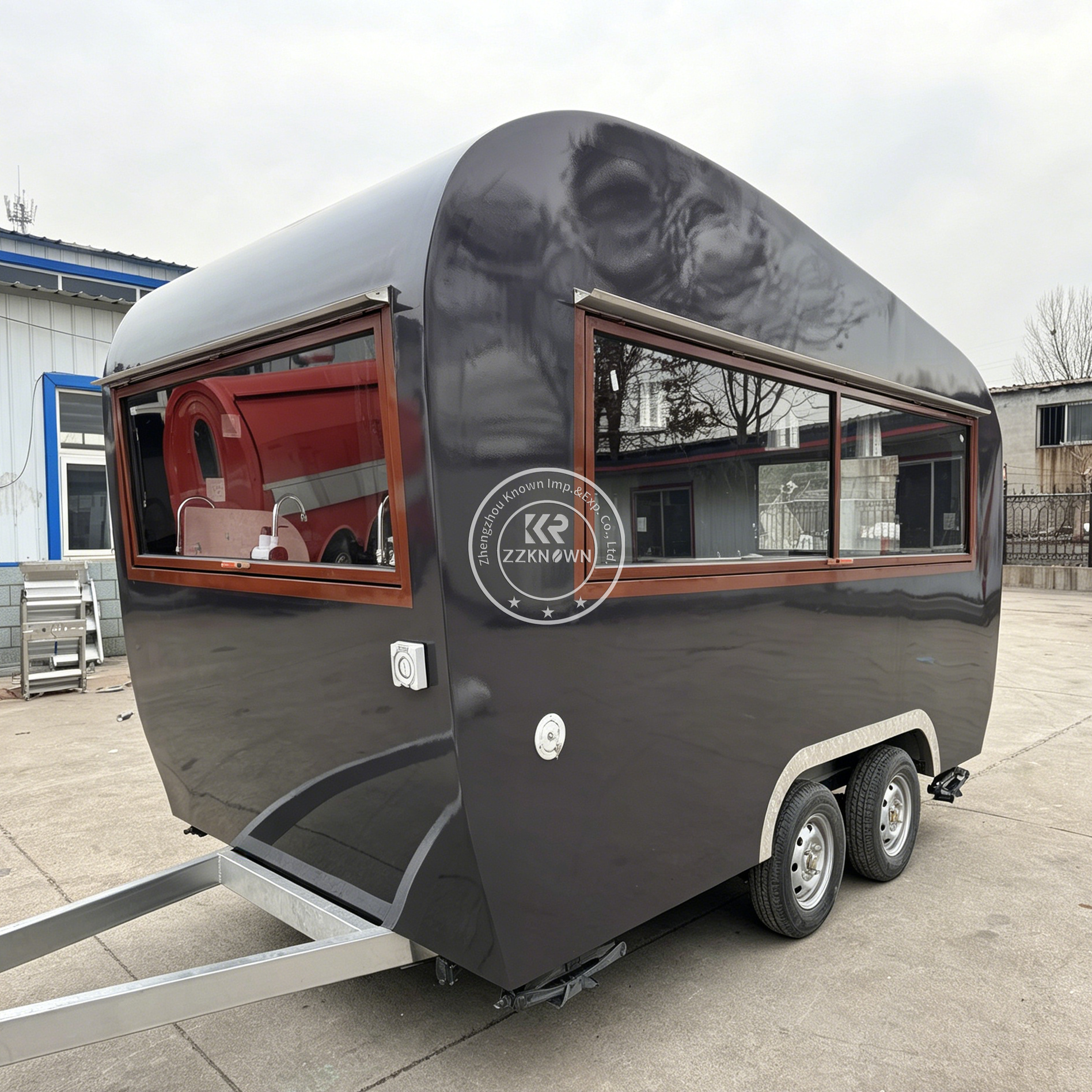 Custom Mobile Concession Food  - Hot Dog Vending Cart incelemesi ve fiyatı
