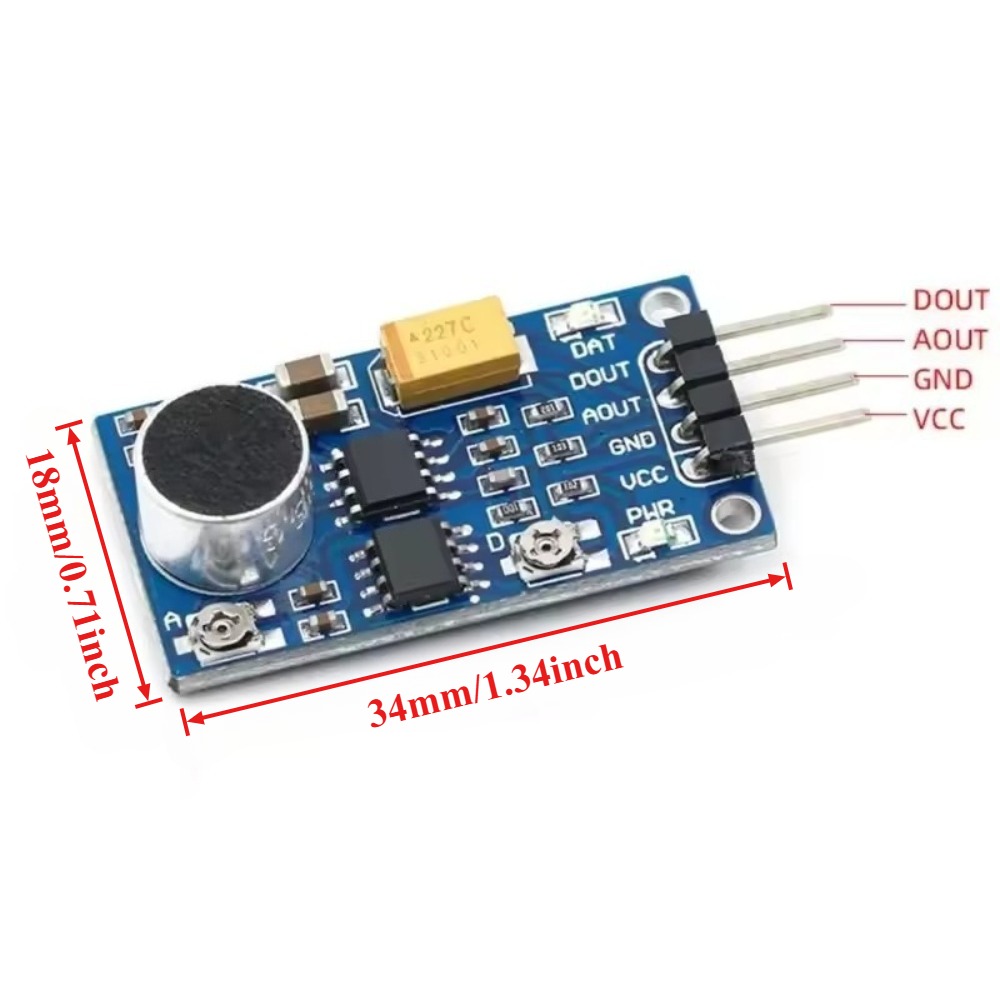 Sound Sensor Module LM386 Voic - Arduino Vending Machine Project incelemesi ve fiyatı