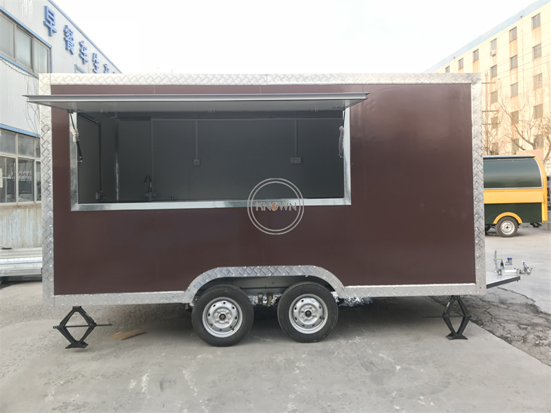 Outdoor Hot Dog Fast Food Truc - Hot Dog Vending Cart incelemesi ve fiyatı