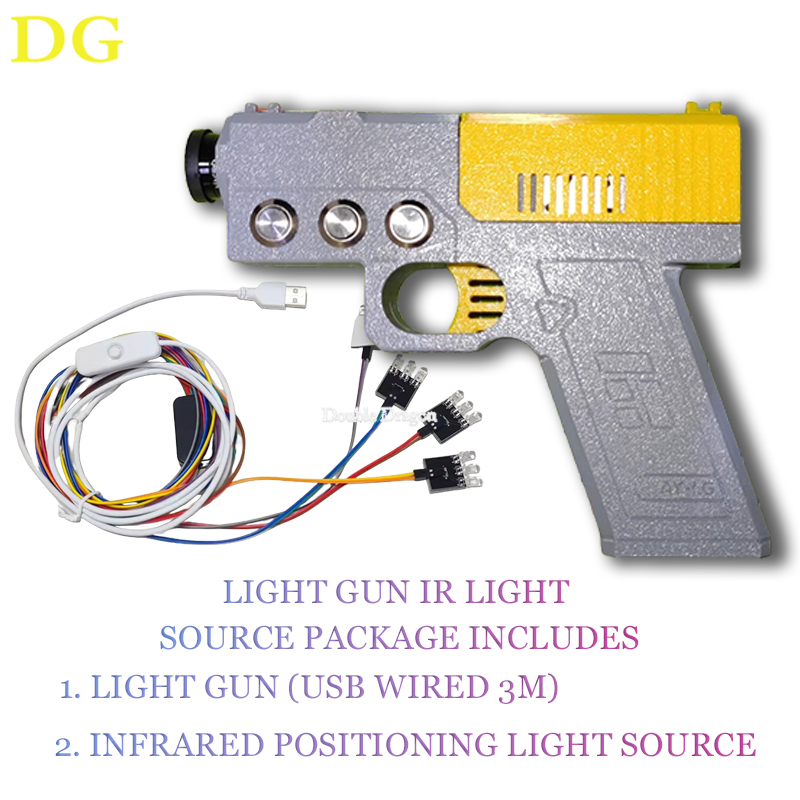 USB Wired Light Gun with Infra - Gun Shooting Arcade incelemesi ve fiyatı
