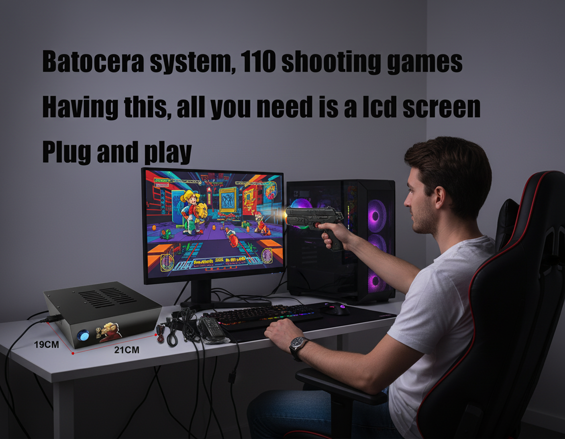 Batocera Game System With Dual - Gun Shooting Arcade incelemesi ve fiyatı