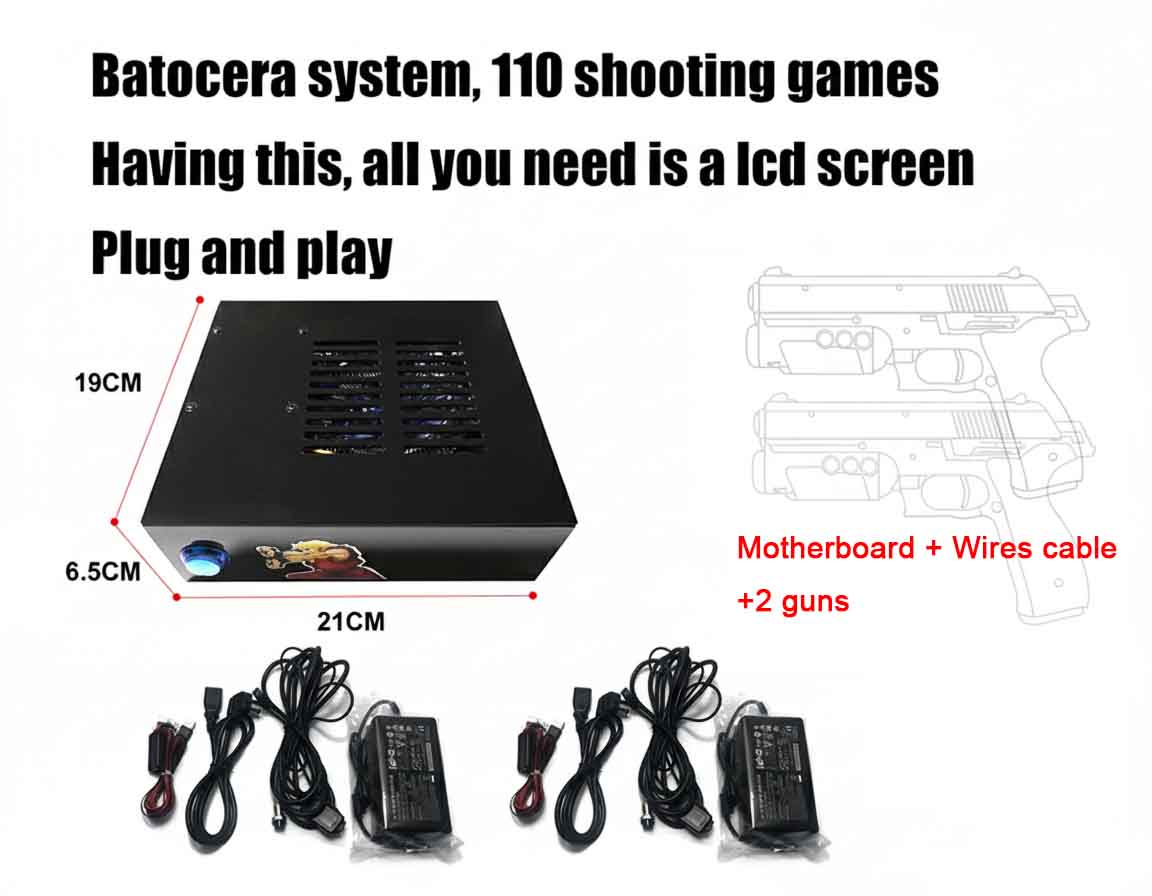 Batocera Game System With Dual - Gun Shooting Arcade incelemesi ve fiyatı