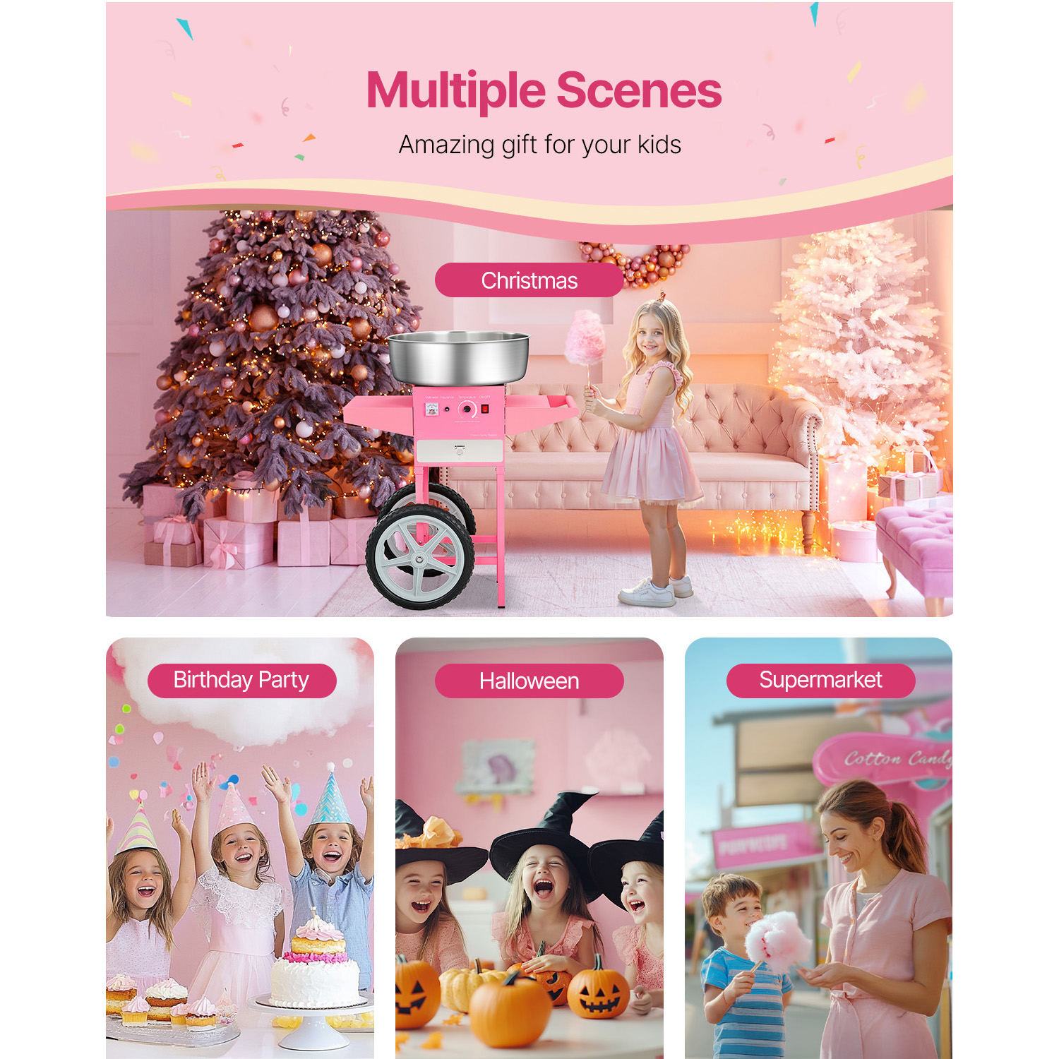 SucceBuy Electric Cotton Candy - Candy Floss Machine incelemesi ve fiyatı