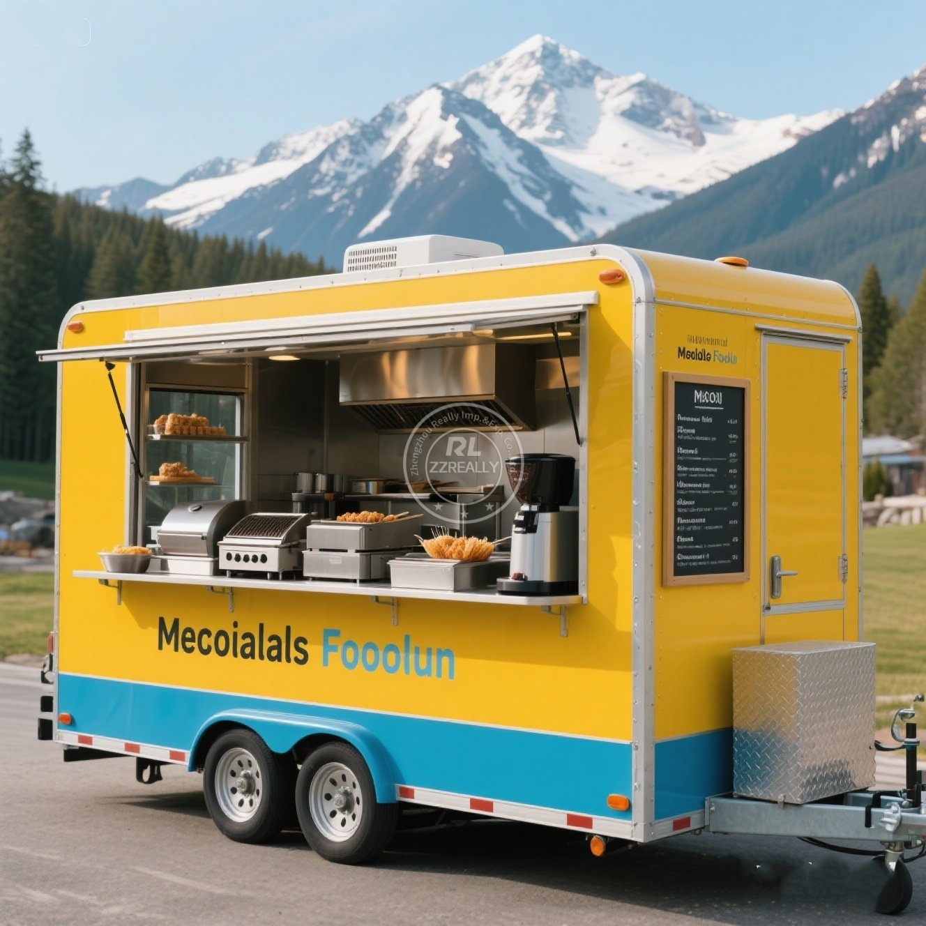 Customizable Food Trailer Manu - Hot Dog Vending Cart incelemesi ve fiyatı