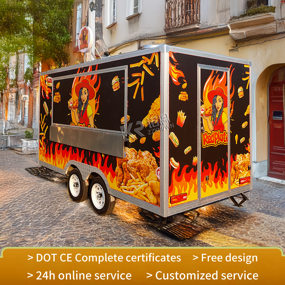 Customizable Food Trailer Manu - Hot Dog Vending Cart incelemesi ve fiyatı
