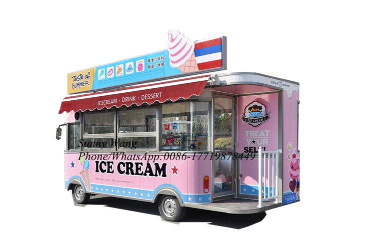 OEM 5m Mobile Hot Dog Food Car - Hot Dog Vending Cart incelemesi ve fiyatı
