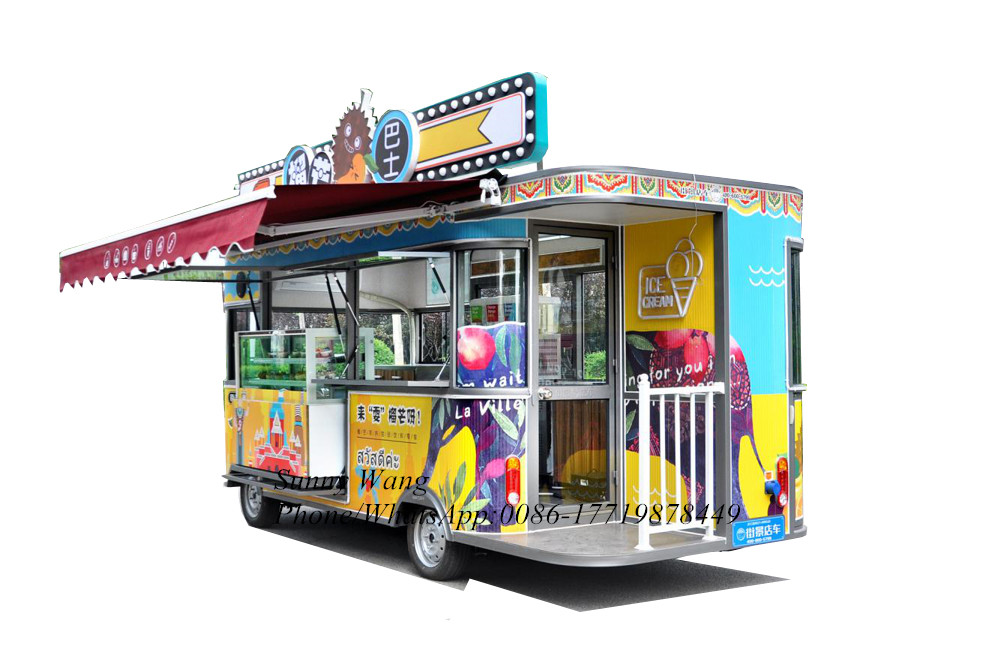 OEM 5m Mobile Hot Dog Food Car - Hot Dog Vending Cart incelemesi ve fiyatı