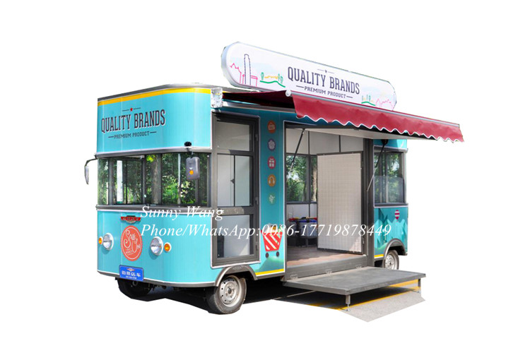 OEM 5m Mobile Hot Dog Food Car - Hot Dog Vending Cart incelemesi ve fiyatı