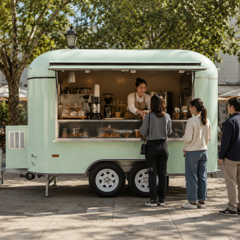 Food Cart Mobile Trailer Custo - Hot Dog Vending Cart incelemesi ve fiyatı