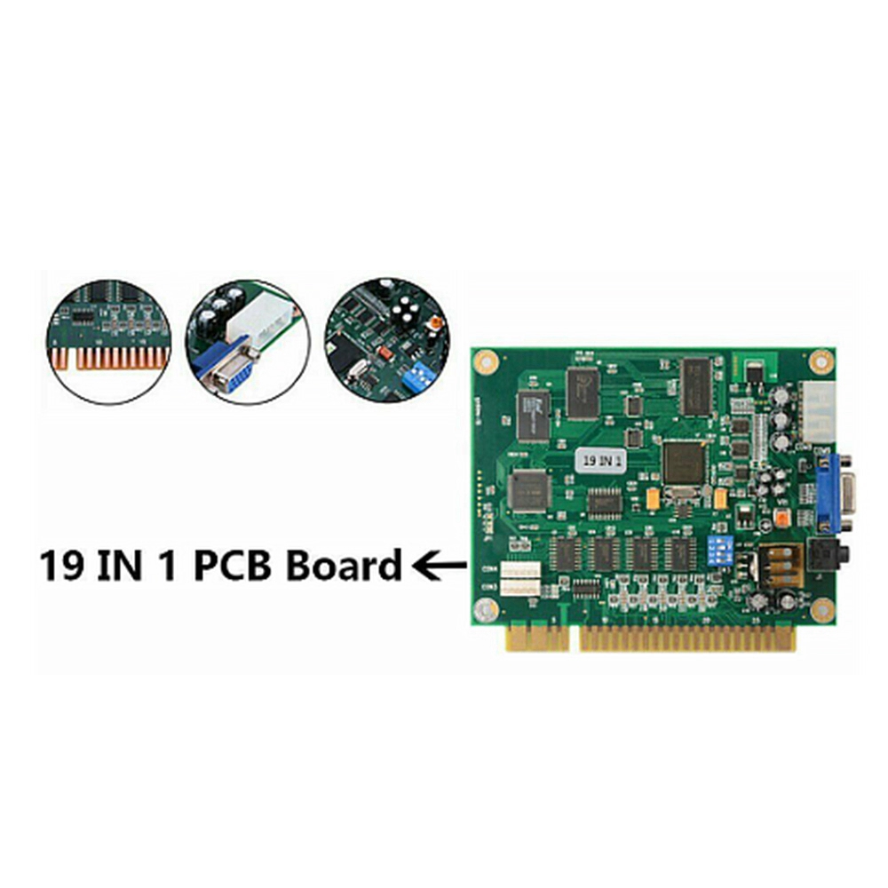 B68A 19 In 1 Multicade PCB Boa - Usb Game Board Jamma incelemesi ve fiyatı