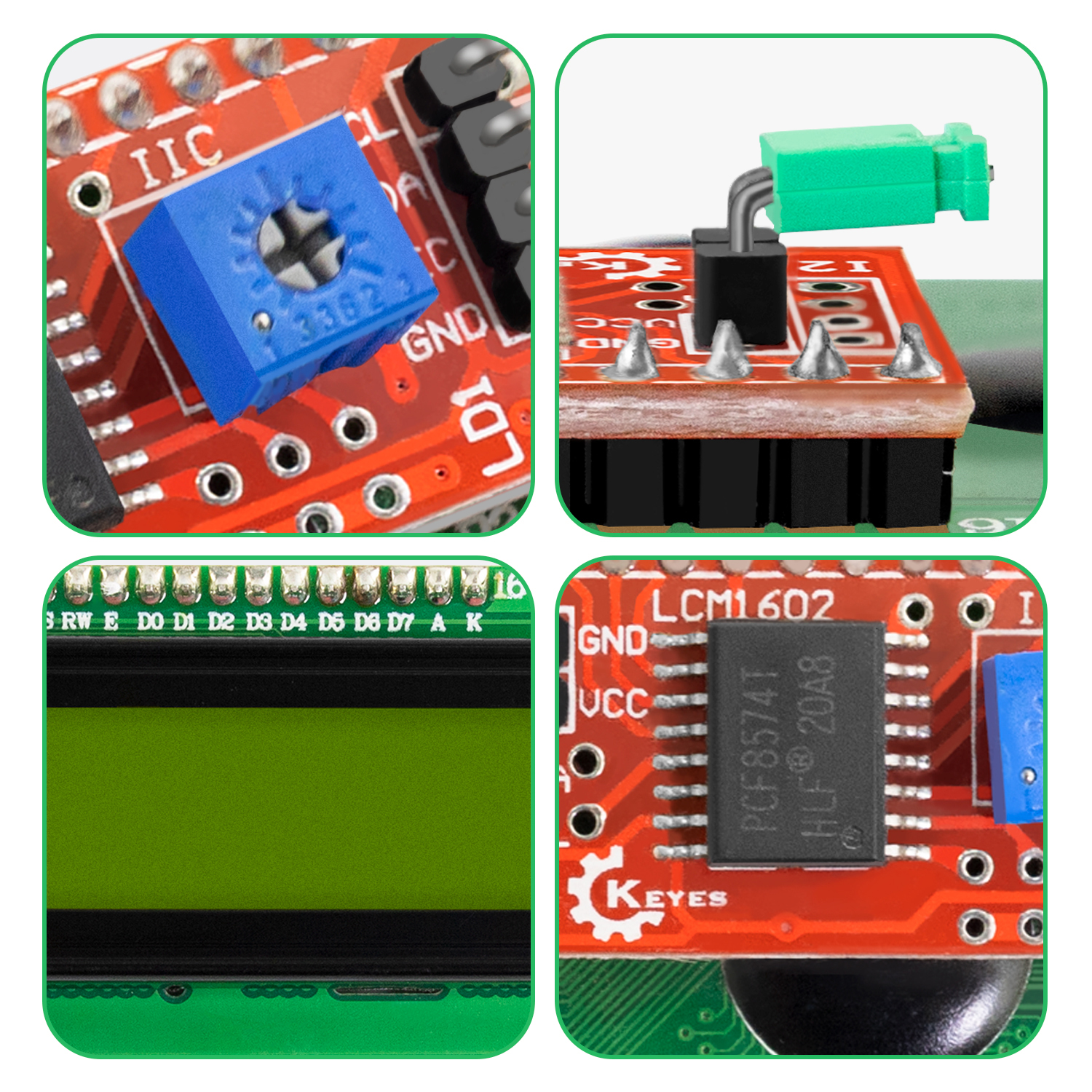 KEYES DC 3.3V LCD1602+I2C Modu - Arduino Vending Machine Project incelemesi ve fiyatı