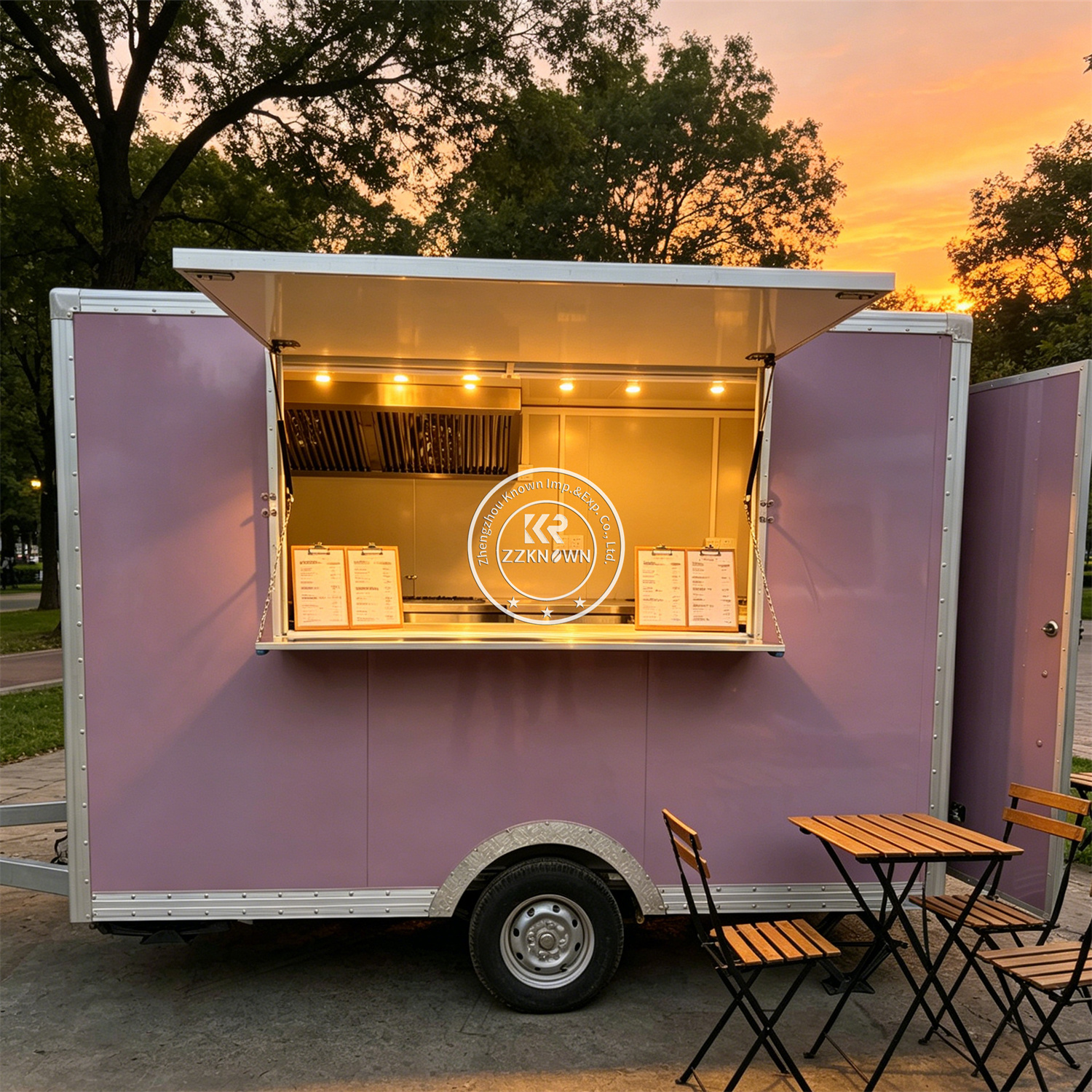 Street Custom Food Trailer Mob - Hot Dog Vending Cart incelemesi ve fiyatı