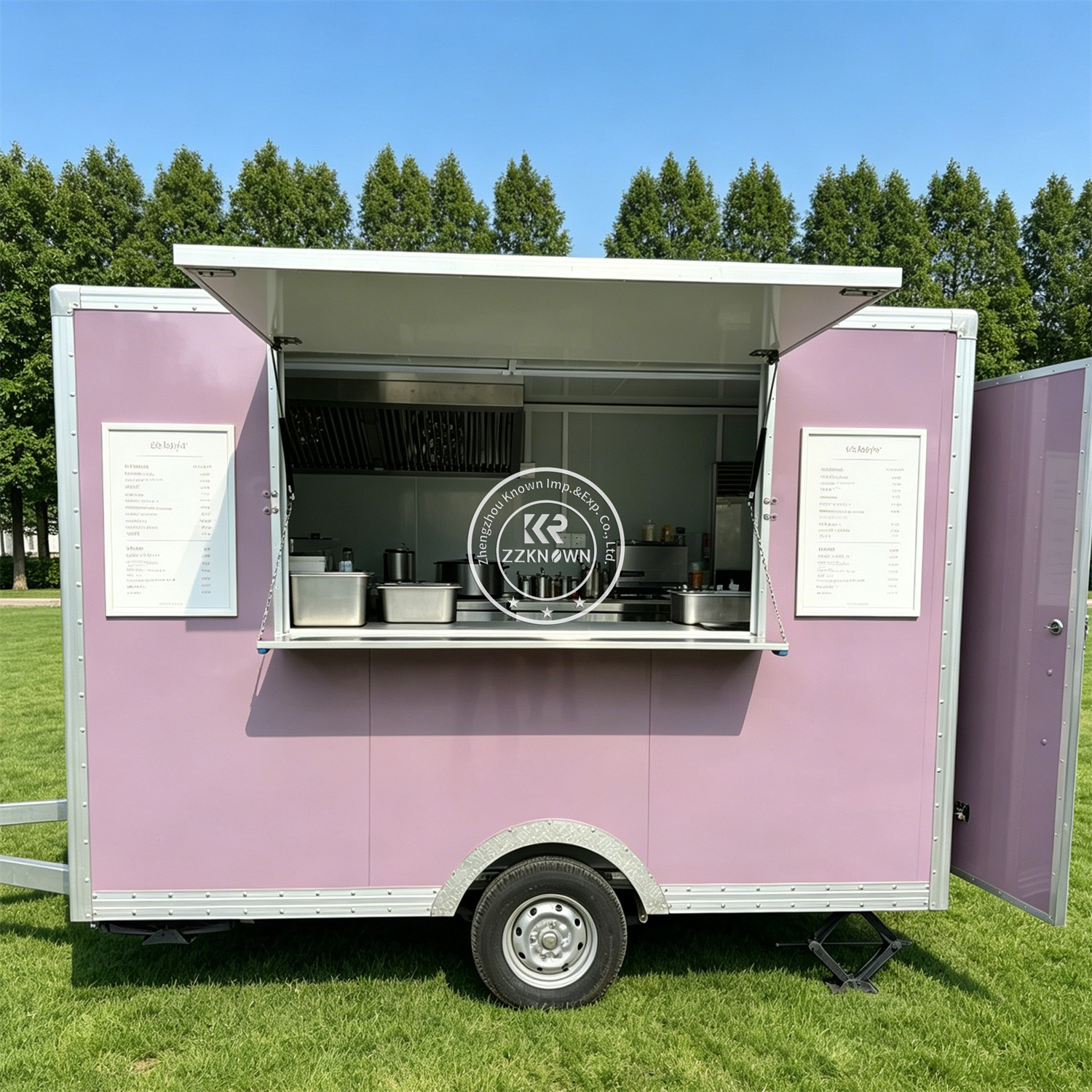 Street Custom Food Trailer Mob - Hot Dog Vending Cart incelemesi ve fiyatı